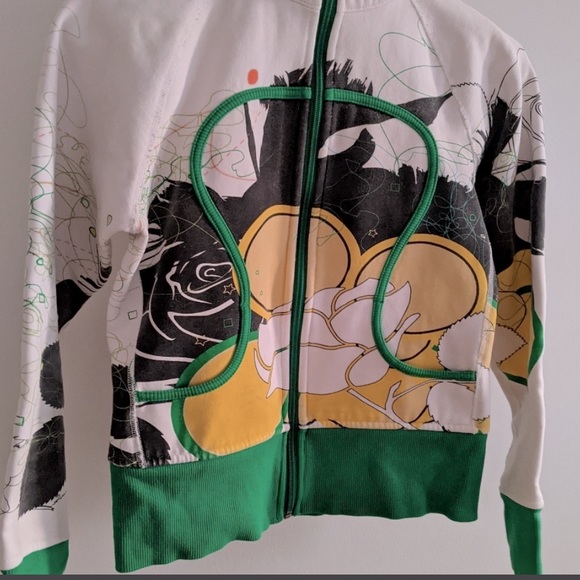 Lululemon Scuba Hoodie Jacket Graphic Art Printed
